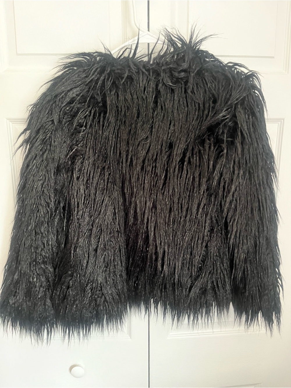 New Look Black Faux Fur Teddy Coat - Picture 3 of 3